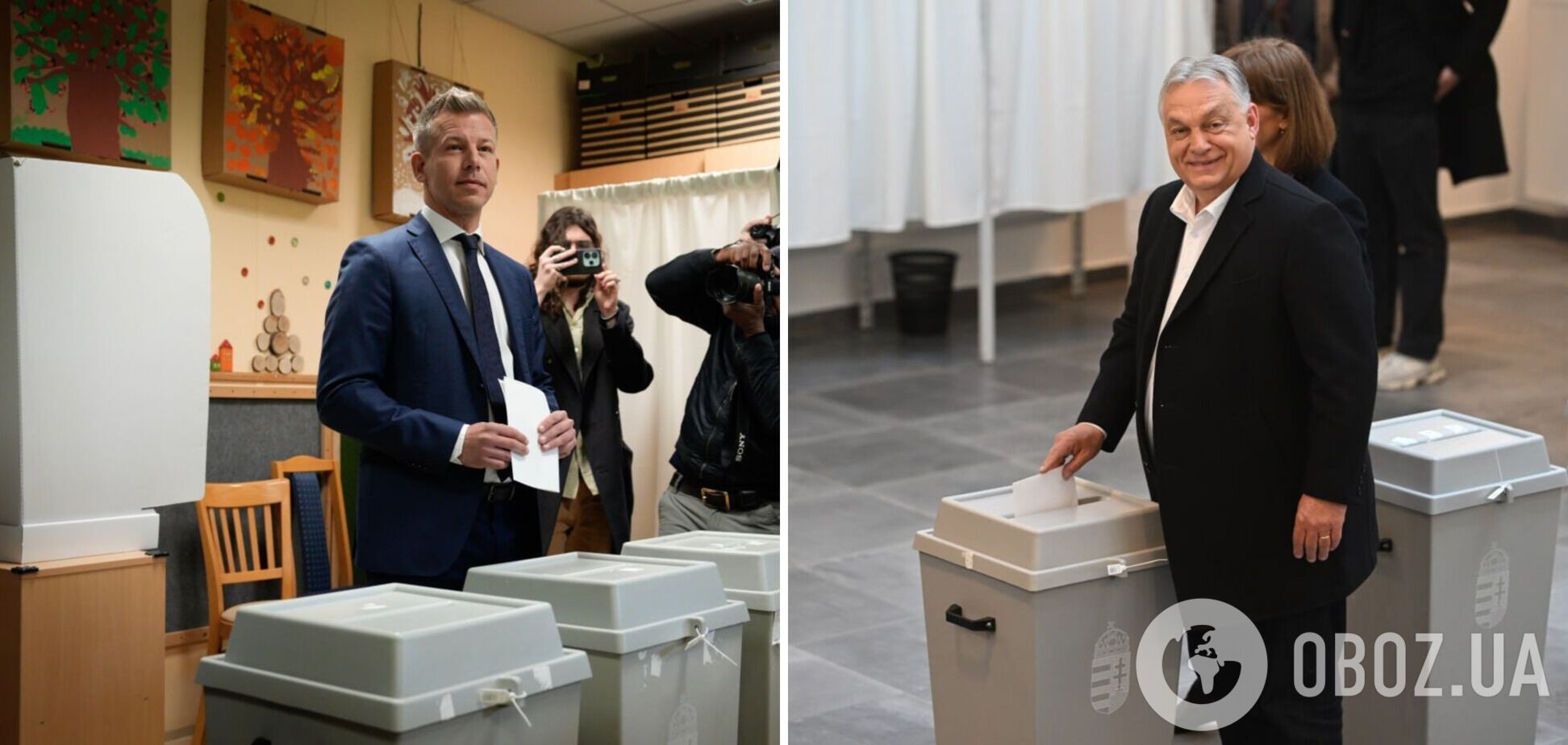 Избирательные участки в Венгрии закрылись: что показывают первые опросы