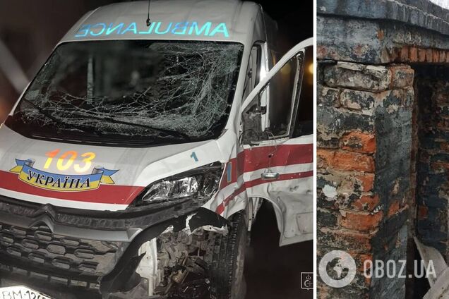 Війська РФ атакували медичний автомобіль на Сумщині: є поранені. Фото