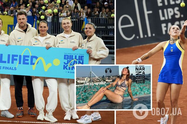 Необычная украинская красавица дебютировала за сборную Украины по теннису. Фото