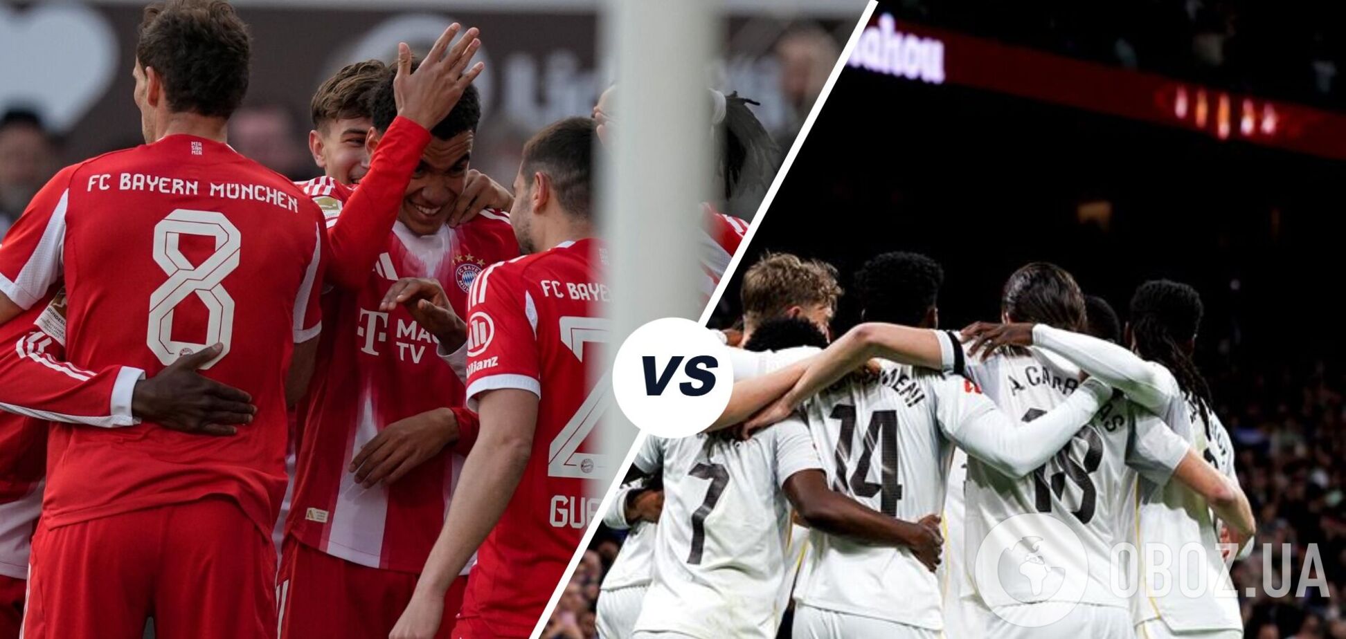 О котрій та де дивитися 'Баварія' – 'Реал': розклад трансляцій та час початку 1/4 фіналу Ліги чемпіонів