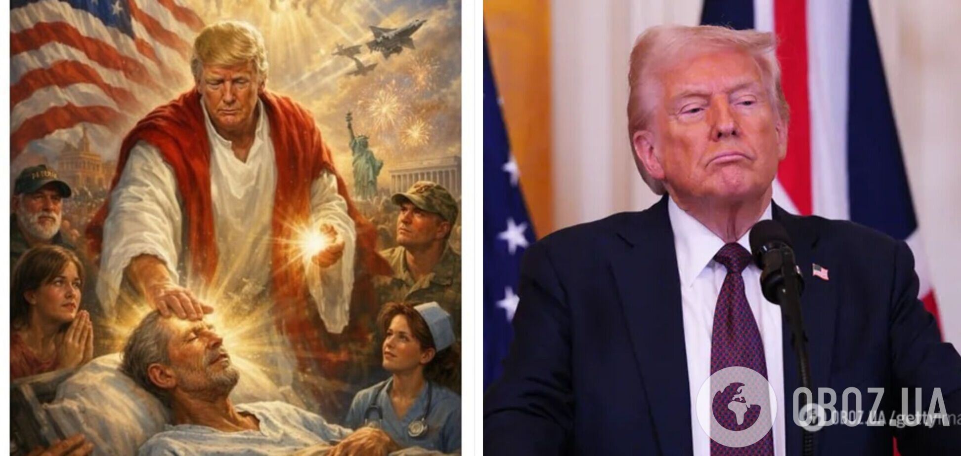 Трамп набросился с критикой на Папу Римского и показал себя в образе целителя