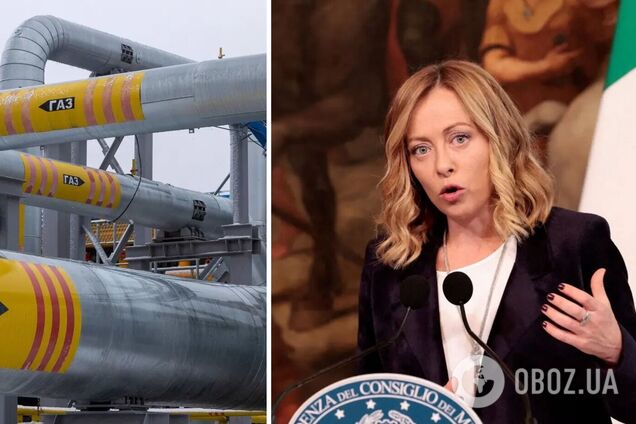 'Слишком рано': Мэлони выступила против возвращения к российскому газу