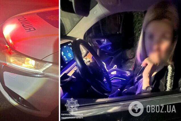 В Ужгороді п’яна водійка, тікаючи від поліції, врізалась у патрульних: чим все скінчилось. Фото