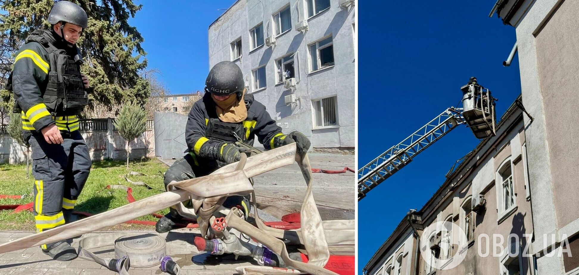 Оккупанты ударили по Чернигову: есть попадания по админзданиям и пострадавшие. Фото