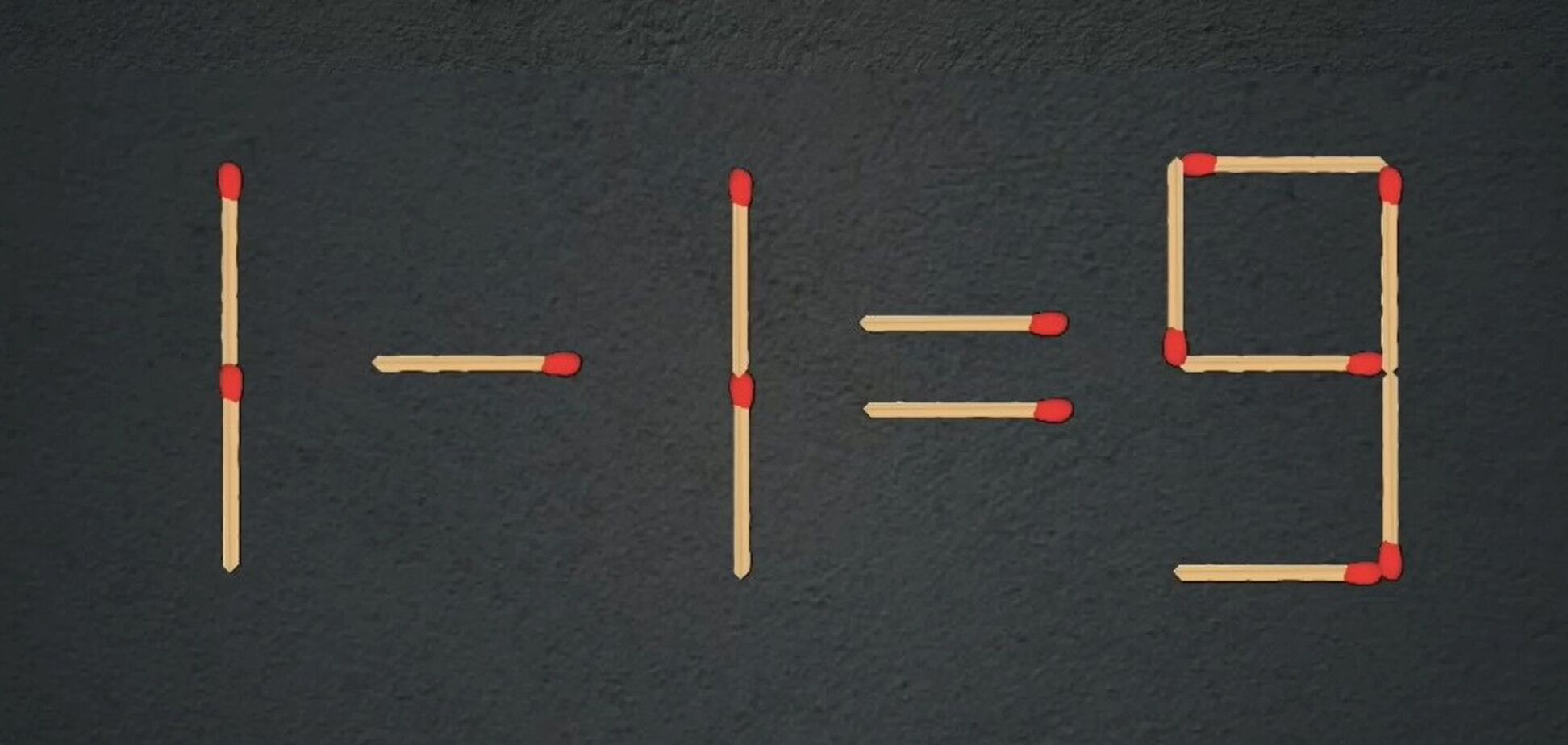 Передвиньте 2 спички: головоломка для самых умных