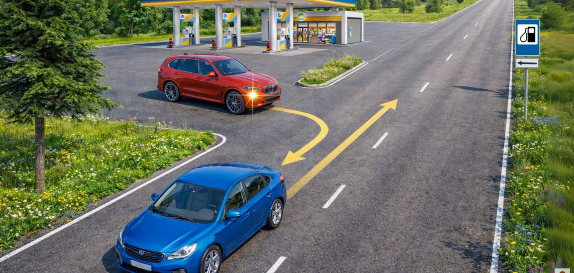 Кто должен дать дорогу? Тест на знание ПДД