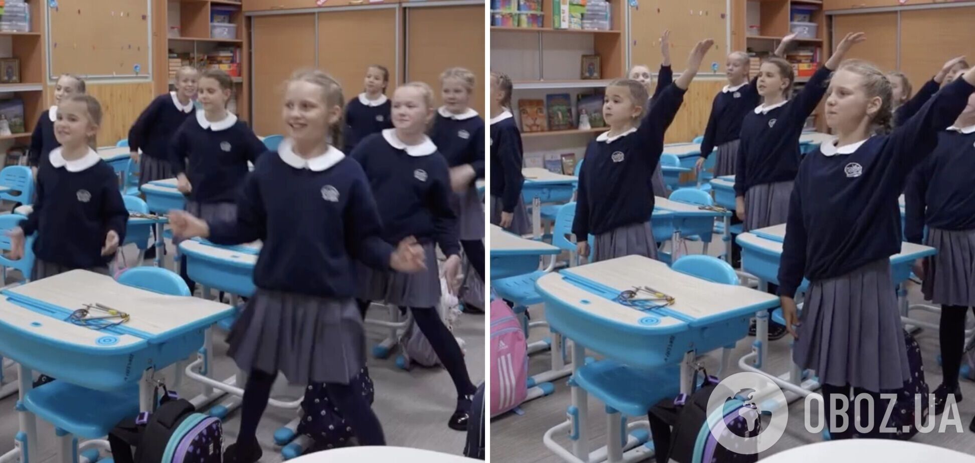 'Эти дети никогда не предадут Украину!' Девочки из 'Кадетского корпуса' в Киеве спели песню о ВСУ и стали звездами сети