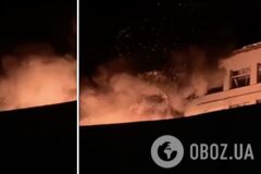Ворог завдав удару по Дніпру: спалахнула пожежа, є постраждала. Відео