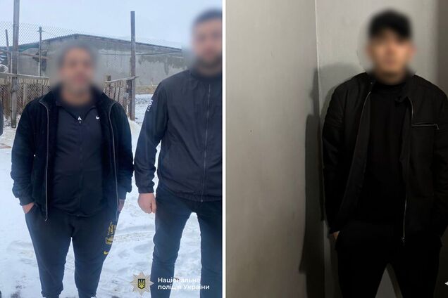 Фото: оперативні фотографії затримки злочинців