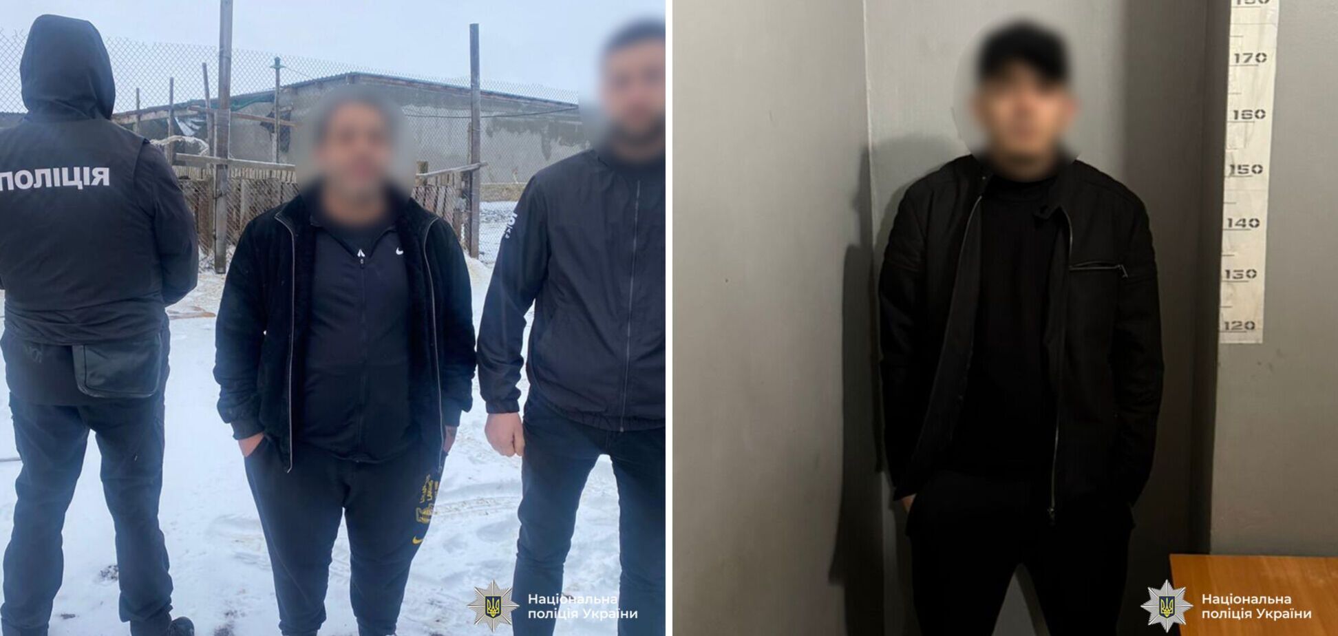 Фото: оперативные фотографии задержания преступников