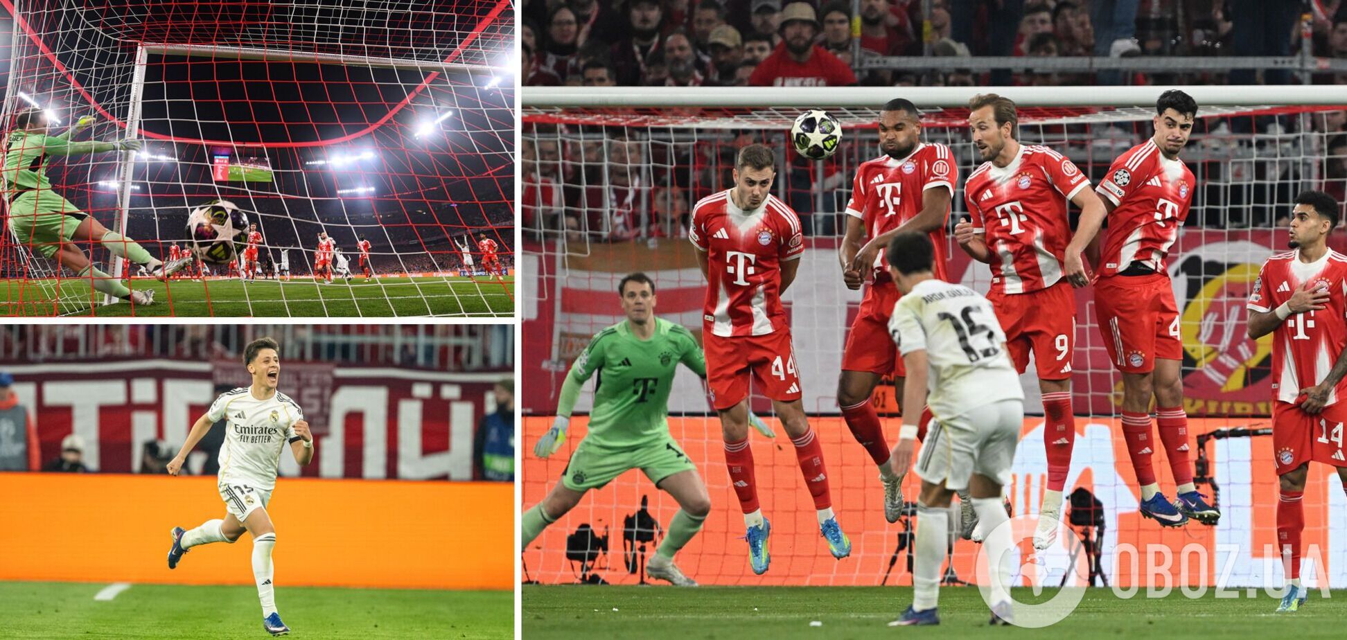 Футболіст 'Реала' забив фантастичний гол 'Баварії' в Лізі чемпіонів прямим ударом зі штрафного. Відео
