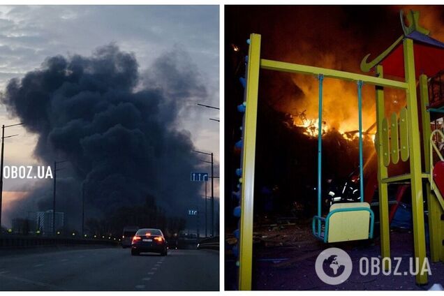 Під ударом були Київ, Дніпро, Одеса, Харків і Черкаси: Росія атакувала Україну дронами і ракетами, є жертви і руйнування