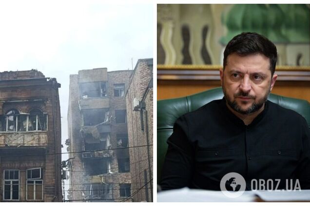 'Росія не заслуговує на будь-яке зняття санкцій': Зеленський відреагував на масовану атаку на Україну, яка забрала 15 життів. Фото