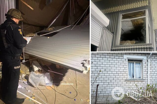 Пошкоджено будинки та підприємство: у КОВА розповіли про наслідки російської атаки на Київщину. Фото