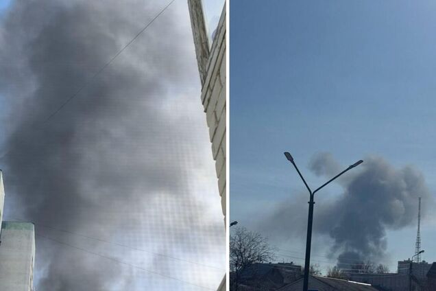 Під прицілом могла бути підстанція: у російському Бєлгороді прогриміли вибухи, піднявся дим. Фото і відео