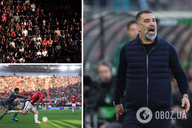 Связан с Украиной. Болельщики в Нидерландах совершили гнусную выходку на матче 'Шахтера'. Момент попал в прямой эфир. Видео