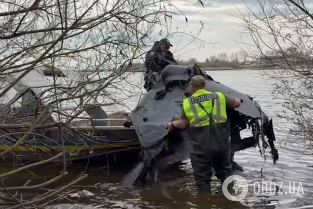 У Києві в Дніпрі виявили 'Шахед' з бойовою частиною. Фото та відео