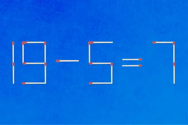 Головоломка со спичками: что изменить, чтобы уравнение стало правильным