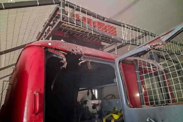 Россия атаковала пожарную часть на Сумщине, есть повреждения. Фото