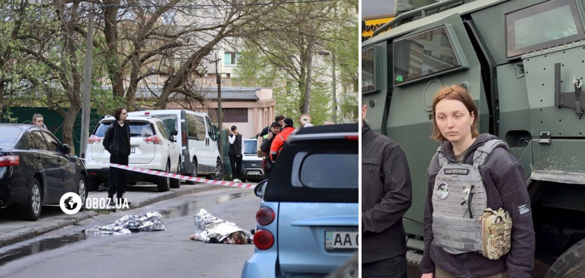 'Взяла на себе надскладну місію': що відомо про перемовницю, яка намагалась встановити контакт зі стрільцем у Києві. Фото