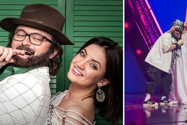 Оля Цибульская в свадебном платье поцеловала DZIDZIO на сцене: ранее им приписывали роман. Видео