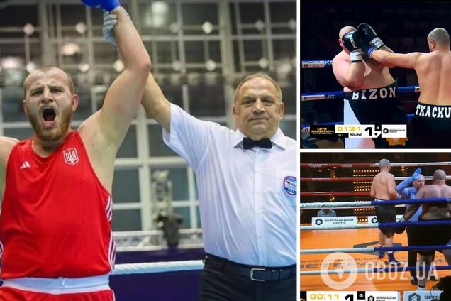 Український супертяж-чемпіон нокаутував 165-кг гіганта за один раунд. Відео