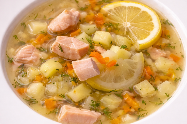 Самая вкусная домашняя уха из красной рыбы: бульон получится наваристым и ароматным