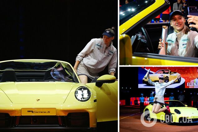 Вторая ракетка мира после финального матча села в авто и выехала на корт. Видео