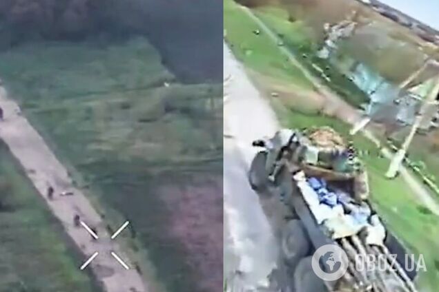 На Запоріжжі ЗСУ зупинили штурм окупантів на мотоциклах і 'Уралах'. Відео