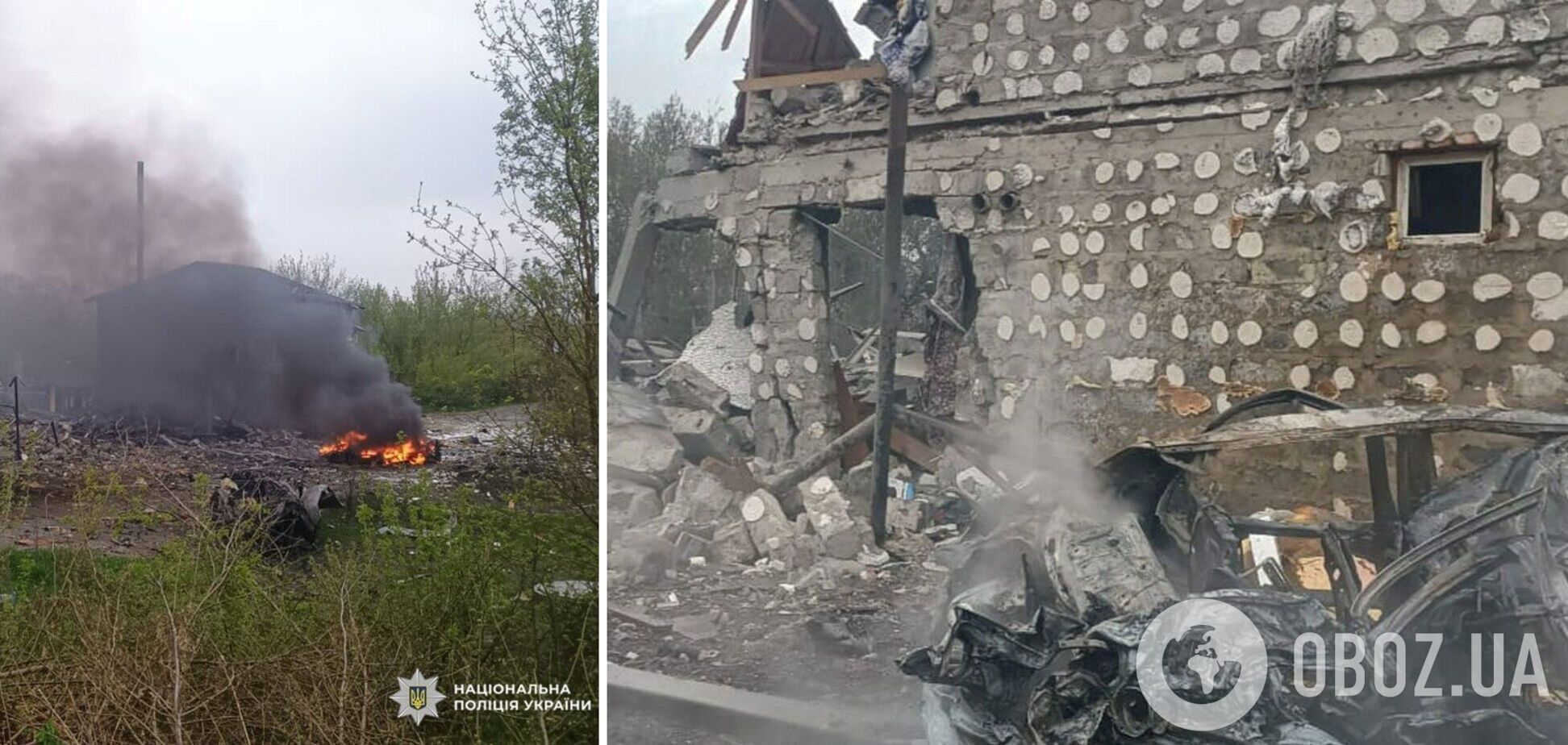 Окупанти вдарили із РСЗВ по Ізюму на Харківщині: є постраждалі, пошкоджені лазня і автівка. Фото