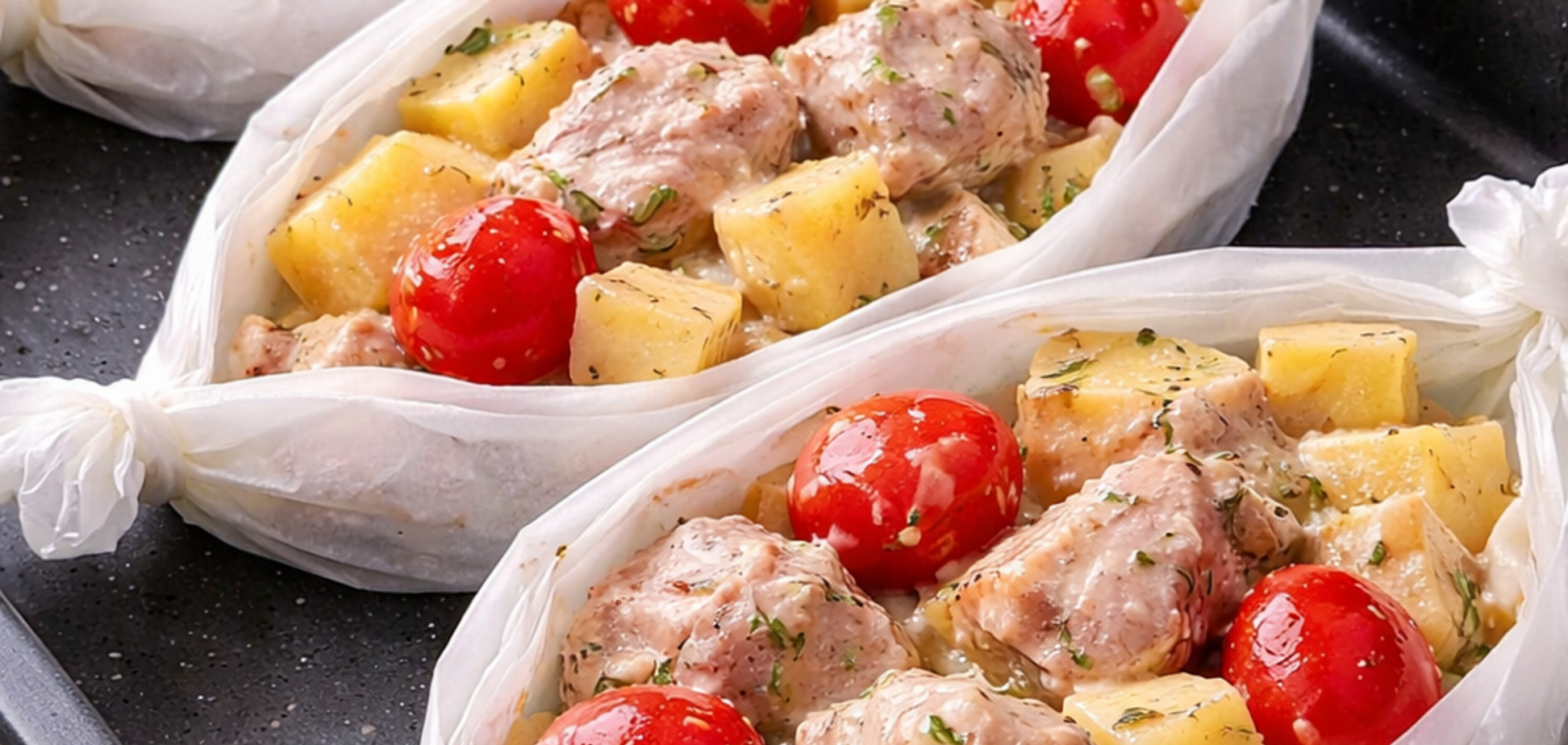 Човники з картоплею та куркою для ситного обіду: рецепт в духовці