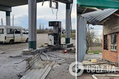 Оккупанты атаковали АЗС на Харьковщине: трое пострадавших, повреждены машины. Фото