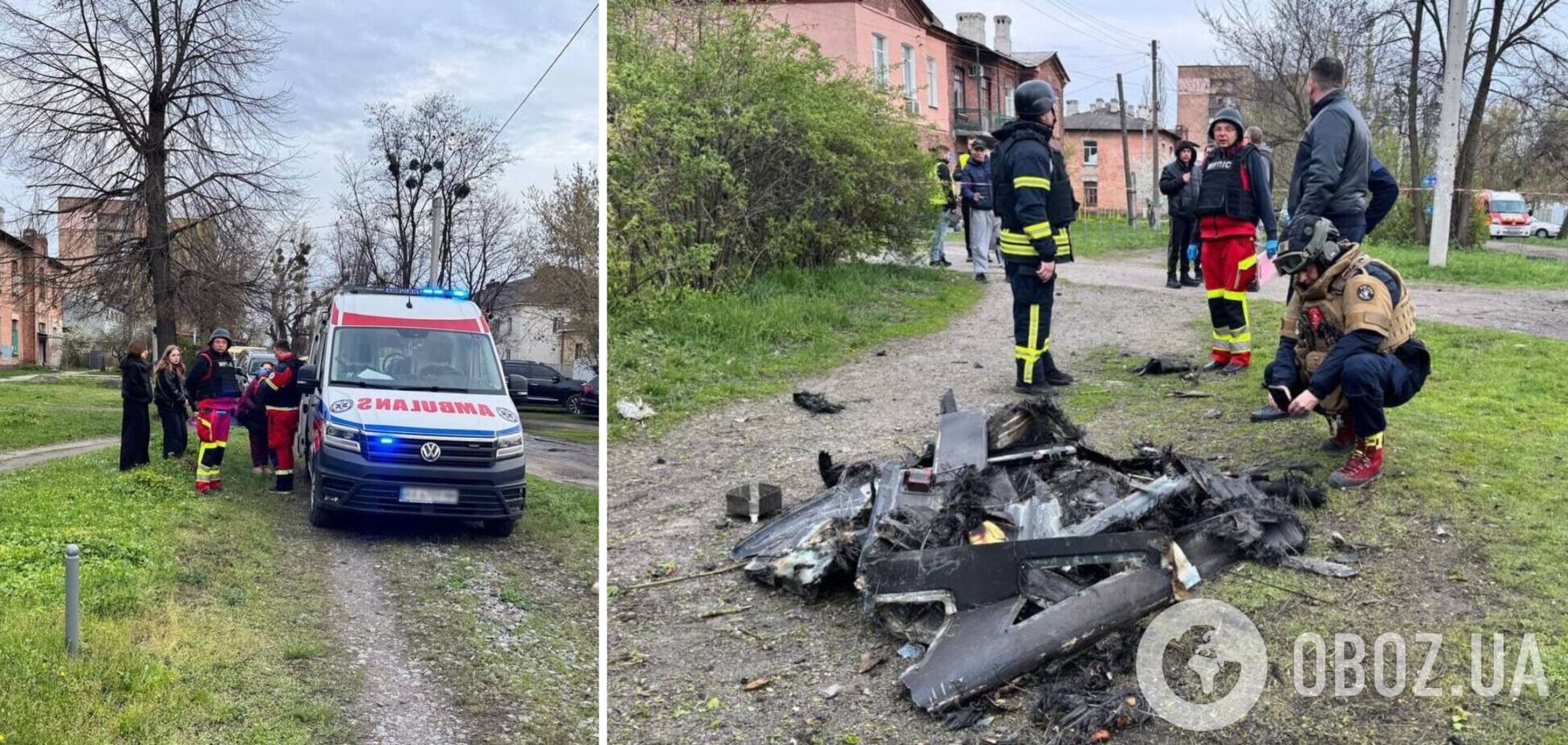 Ворог вдарив дроном по Харкову: семеро постраждалих, серед них – 17-річна дівчина