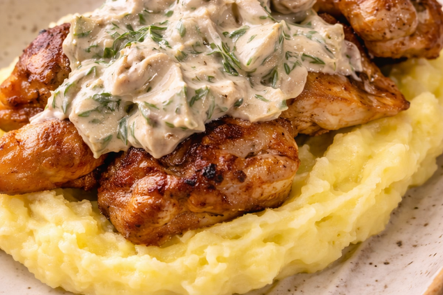 Соковита курка у ніжному грибному соусі: як смачно приготувати