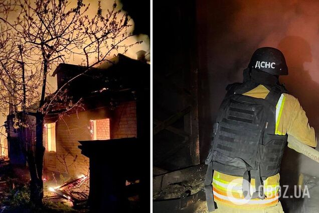 На Днепропетровщине в результате вражеской атаки пострадали шесть человек, произошли пожары. Фото
