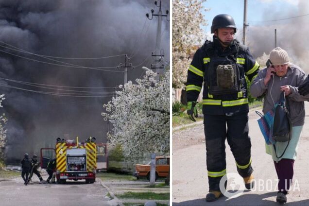 Окупанти атакували Запоріжжя: спалахнула пожежа, є жертва і постраждалі. Фото і відео