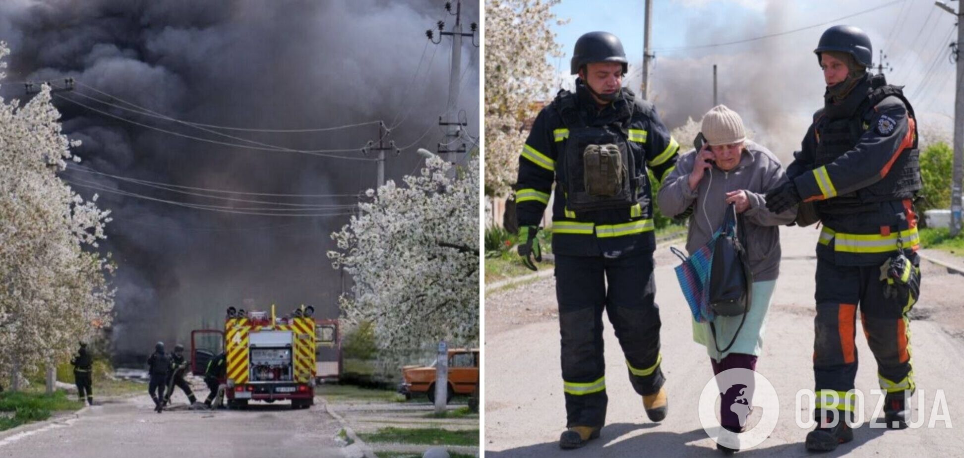 Окупанти атакували Запоріжжя: спалахнула пожежа, є жертва і постраждалі. Фото і відео