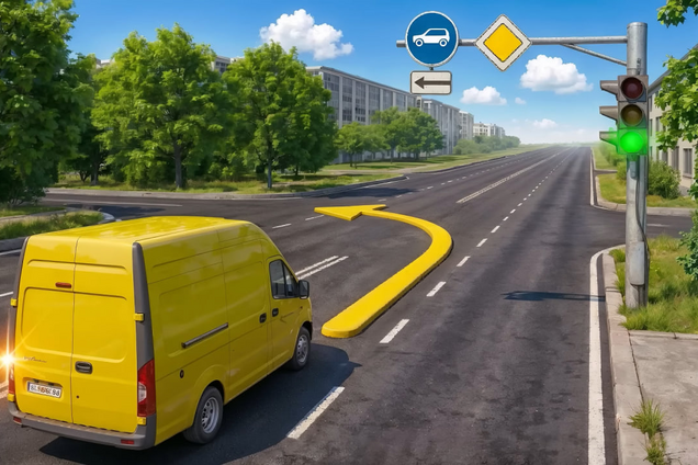 Чи можна повернути ліворуч? Тест для водіїв