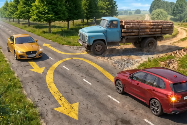 В каком порядке разъедутся авто? Тест по ПДД