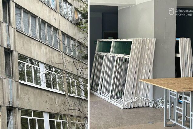 Міжнародна співпраця та відновлення після ударів: у Дніпрі ремонтують корпус УДУНТ, пошкоджений внаслідок російських обстрілів