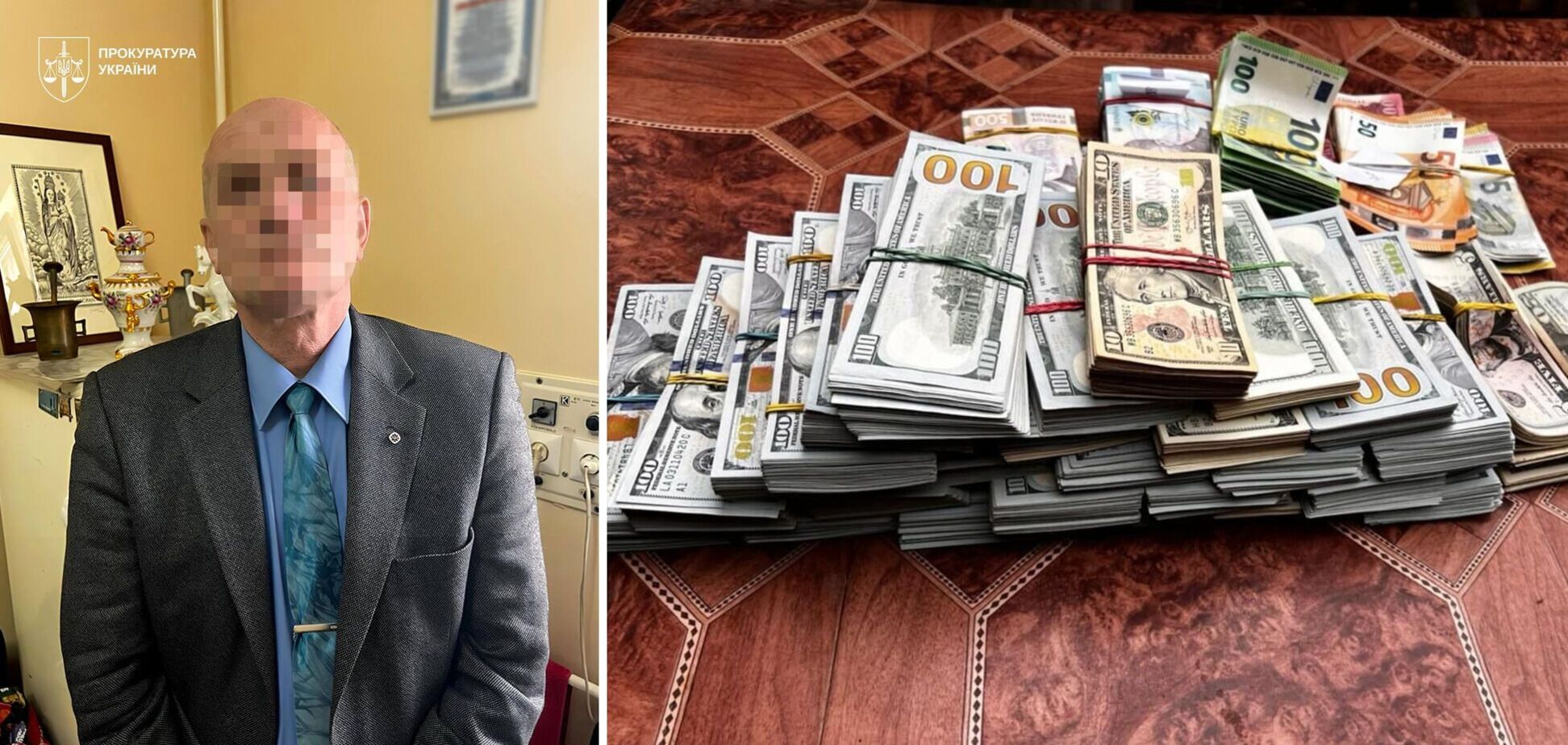 Изъяли 11 млн грн наличных: на Закарпатье задержали главу ВВК, который оформлял фиктивные отсрочки от мобилизации. Фото
