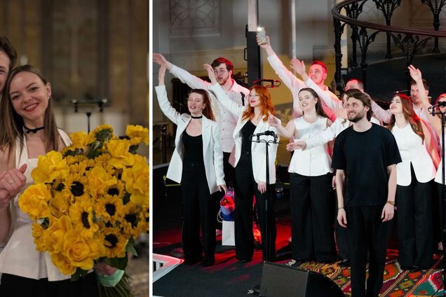 Сцена у Нью-Йорку стала свідком українського кохання: артист хору 'Гомін' освідчився коханій під час виступу. Відео 'порвало' мережу