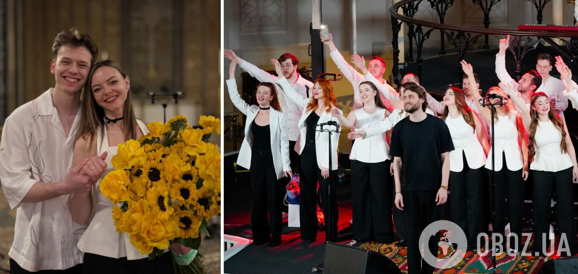 Сцена у Нью-Йорку стала свідком українського кохання: артист хору 'Гомін' освідчився коханій під час виступу. Відео 'порвало' мережу