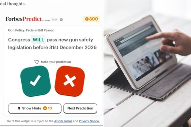 Інструмент прогнозування Forbes, який спричинив хвилю критики. Ілюстрація