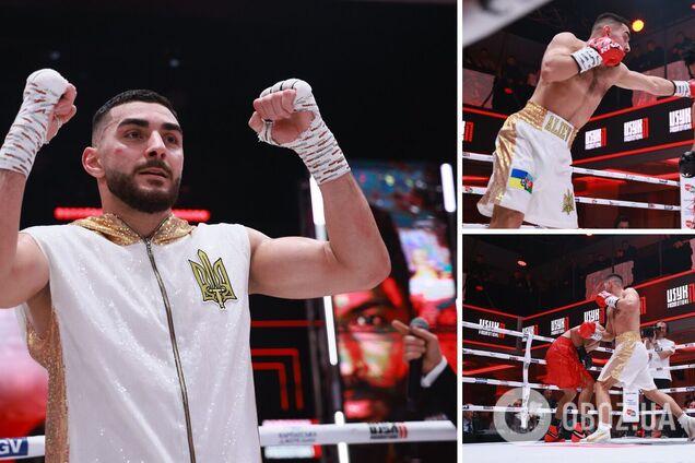 Семиразовий чемпіон України з боксу виграв бій нокаутом за 2 раунди. Відео