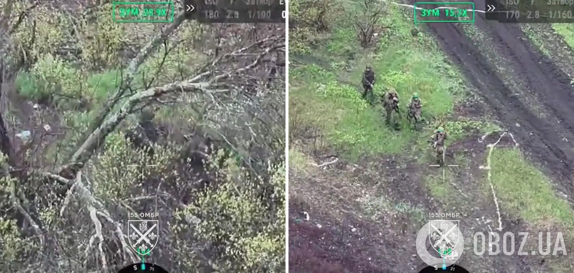 'Заблукали в Гришиному': українські військові взяли у полон двох окупантів на Покровському напрямку. Відео