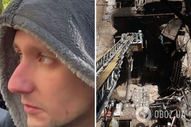 'Был обвал': мужчина, который потерял жену в результате удара РФ по Днепру, рассказал о трагедии. Видео