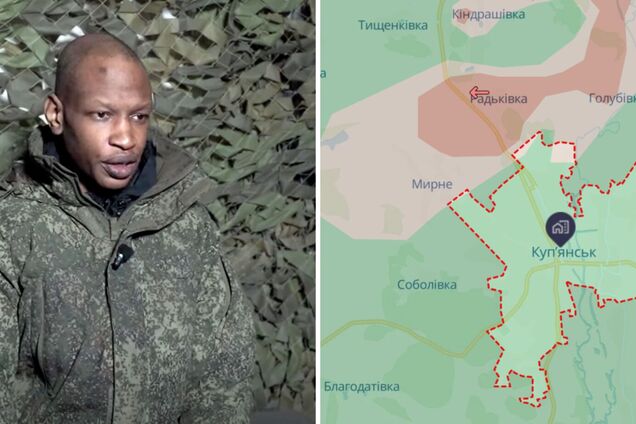 'Боровся за виживання': військові показали допит російського найманця з Кенії, якого взяли в полон у Куп’янську. Відео