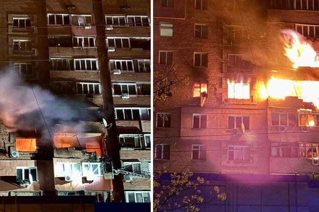 Росія атакувала Дніпро: 'Шахед' влучив у багатоповерхівку. Фото і відео
