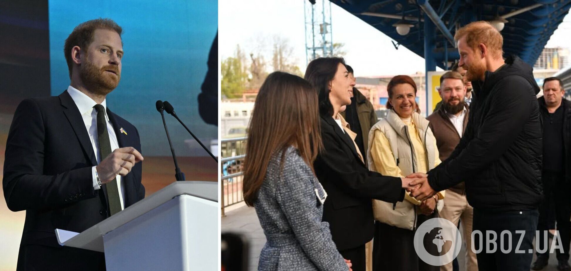 'Я тут як солдат'. Принц Гаррі публічно звернувся до Путіна під час візиту до України